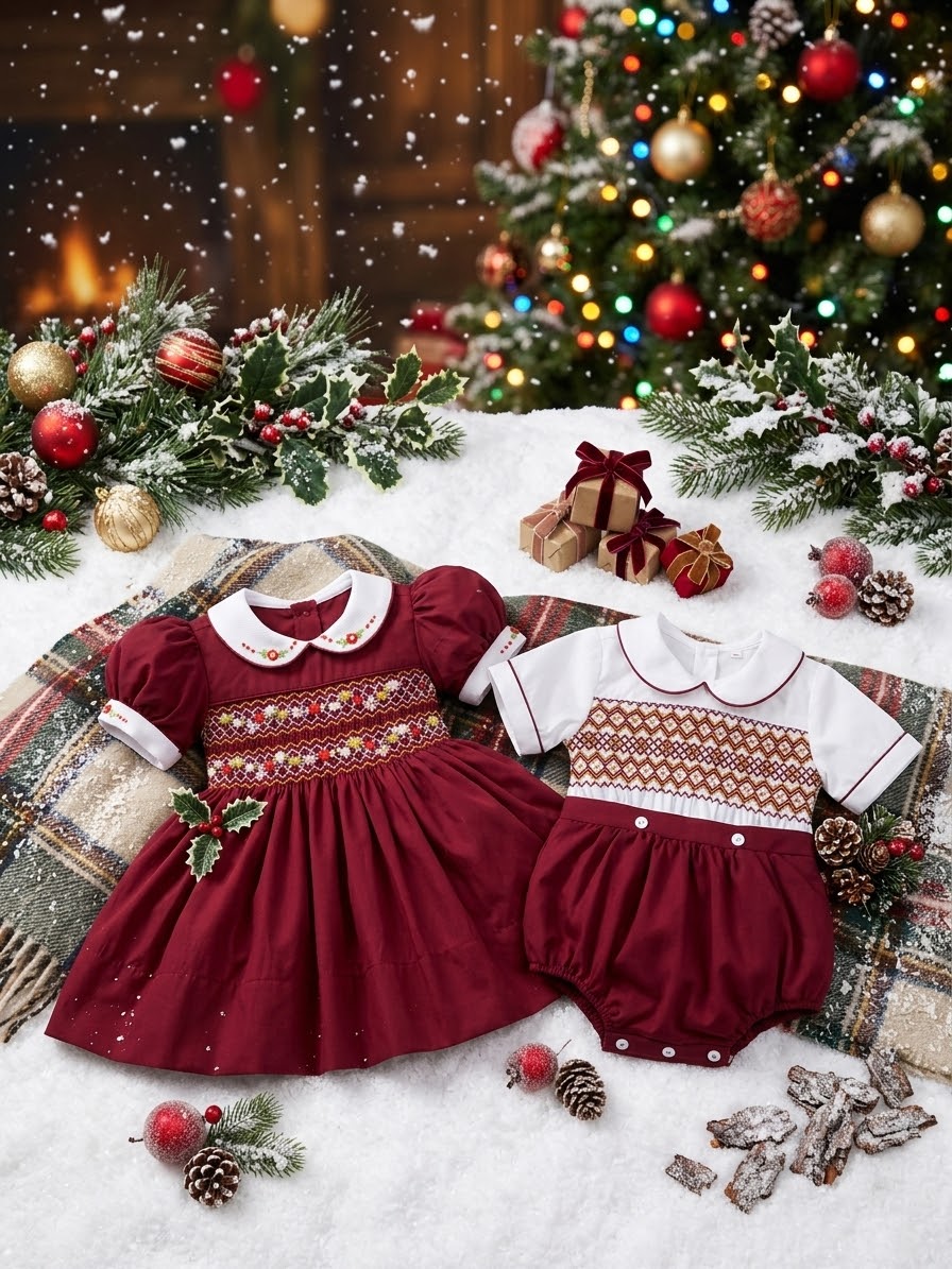 Deep red boys suit