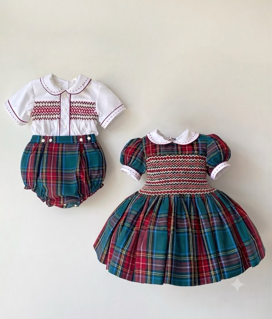 Smock tartan Dress