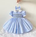Baby blue smock dress