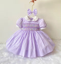 Lilac smock dress