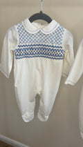 Boys smock Babygrow